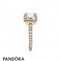 Pandora Rings Timeless Elegance Ring 14K Gold Jewelry