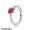 Pandora Rings Timeless Elegance Synthetic Ruby Jewelry